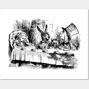 Alice in Wonderland | Mad Hatters Tea Party | Vintage Alice | Posters and Art